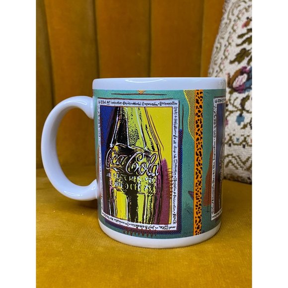 COCA COLA MUG - 1993 - Dakin - Life is Real - Ceramic Coffee Mug - Thailand - Picture 3 of 6